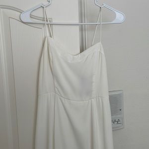 Abercrombie & Fitch White Midi Dress w/ Slit Size XS